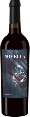 Вино красное полусладкое «Novella Art Red»