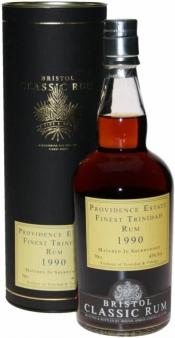 Ром «Bristol Classic Rum Providence Estate Finest Trinidad Rum» 1990 г., в тубе