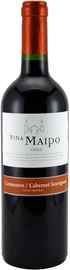 Вино красное полусухое «Vina Maipo Carmenere/Cabernet Sauvignon» 2013 г.