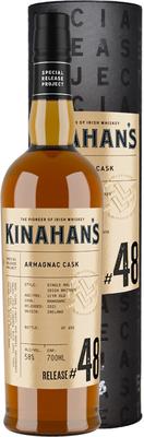 Виски ирландский «Kinahan's Armagnac Cask Release #48» в тубе