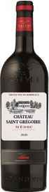 Вино красное сухое «Calvet Chateau Saint Gregoire» 2020 г.