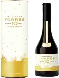 Бренди «Torres 10 Gran Reserva» в тубе Winter Edition