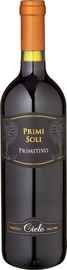 Вино красное полусухое «Primi Soli Primitivo» 2013 г.