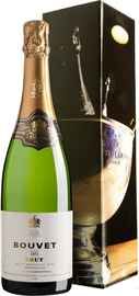 Вино игристое белое брют «Bouvet Ladubay 1851 Brut» в подарочной упаковке