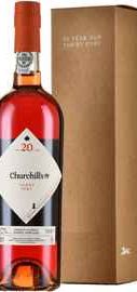 Портвейн сладкий «Churchill's Tawny Port 20 Years Old» в подарочной упаковке