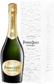 Шампанское белое брют «Perrier Jouer Grand» в подарочной упаковке