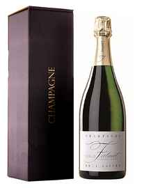 Шампанское белое экстра брют «Nathalie Falmet Cuvee Brut Nature» в подарочной упаковке