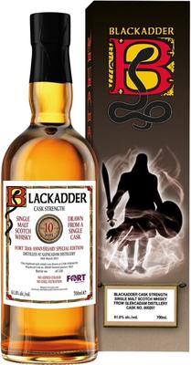 Виски шотландский «Blackadder Single Malt Fort 30th Anniversary Special Edition» в подарочной упаковке