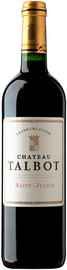 Вино красное сухое «Chateau Talbot» 2019 г.