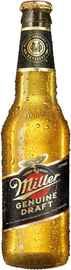 Пиво «Miller Genuine Draft (Czechia)» в стеклянной бутылке