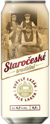 Пиво «Staroceske tradicni» в жестяной банке