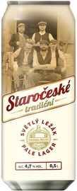 Пиво «Staroceske tradicni» в жестяной банке