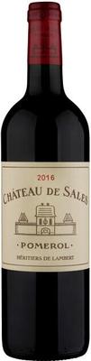 Вино красное сухое «Chateau de Sales» 2016 г.