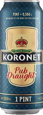 Пиво «Koronet Pub Draught» в жестяной банке