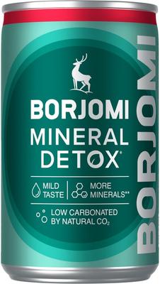 Вода газированная «Borjomi Mineral Detox» в жестяной банке