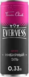 Напиток газированный «Evervess Ginger Ale» в жестяной банке