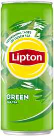 Чайный напиток «Lipton Ice Tea Green» в жестяной банке