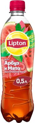 Чайный напиток «Lipton Ice Tea Watermelon-Mint, 0.5 л» пластик