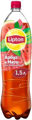 Чайный напиток «Lipton Ice Tea Watermelon-Mint, 1.5 л» пластик
