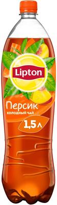 Чайный напиток «Lipton Ice Tea Peach, 1.5 л» пластик