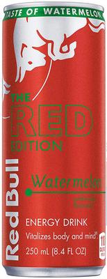 Энергетический напиток «Red Bull Red Edition Watermelon» в жестяной банке