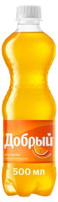 Напиток газированный «Добрый Апельсин + Витамин C, 0.5 л» пластик
