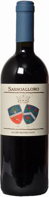 Вино красное сухое «Sassoalloro» 2010 г.