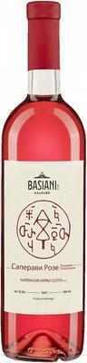 Вино розовое полусухое «Basiani Saperavi Rose» 2021 г.