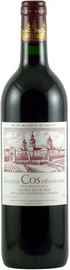 Вино красное сухое «Chateau Cos d'Estournel» 1989 г.