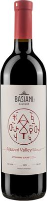 Вино красное полусладкое «Basiani Alazani Valley» 2019 г.