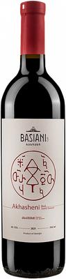 Вино красное полусладкое «Basiani Akhasheni» 2021 г.