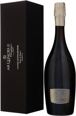 Шампанское белое брют «AR Lenoble Cuvee Gentilhomme Grand Cru Blanc de Blancs» 2013 г., в подарочной упаковке
