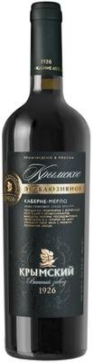 Вино красное сухое «Крымское Эксклюзивное Каберне-Мерло»
