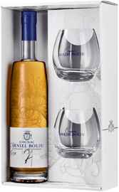 Коньяк французский «Daniel Bouju Premiers Aromes Grande Champagne» в подарочной упаковке с 2-мя бокалами