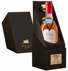 Коньяк французский «Deau Grande Champagne 1990» в подарочной упаковке