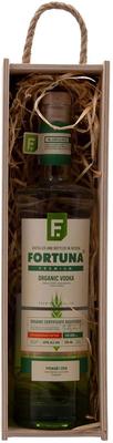 Водка «Fortuna Organic» в деревянной коробке
