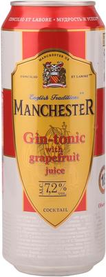 Коктейль «Manchester Gin-tonic with Grapefruit juice» в жестяной банке