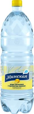Вода газированная «Минская Лимон» 1 л, в пластиковой бутылке