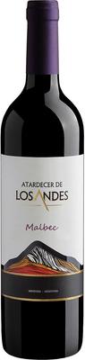 Вино красное сухое «Atardecer de Los Andes Malbec» 2021 г.