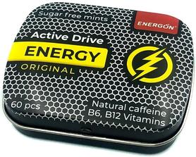 Энергетические конфеты-драже без сахара «Energon Active Drive» в металлической коробке