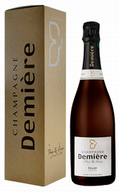 Шампанское белое брют «Demiere Divin Blanc de Noirs» в подарочной упаковке