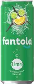 Напиток газированный «Fantola Lime» в жестяной банке