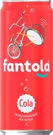Напиток газированный «Fantola Cola» в жестяной банке