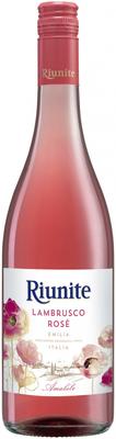 Вино игристое розовое полусладкое «Riunite Lambrusco Rose, 0.75 л»