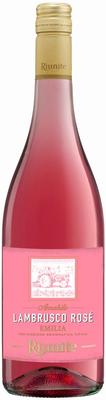 Вино игристое розовое полусладкое «Riunite Lambrusco Rose»