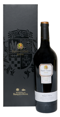 Вино красное сухое «Marques de Riscal Baron de Chirel Reserva» 2006 г., в подарочной упаковке