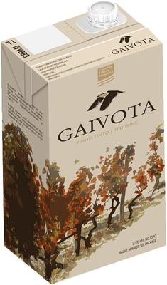 Вино красное полусладкое «Gaivota» Тетра Пак