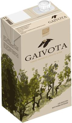 Вино белое полусладкое «Gaivota» Тетра Пак