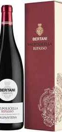 Вино красное полусухое «Bertani Valpolicella Ripasso Valpantena» 2020 г. в подарочной упаковке