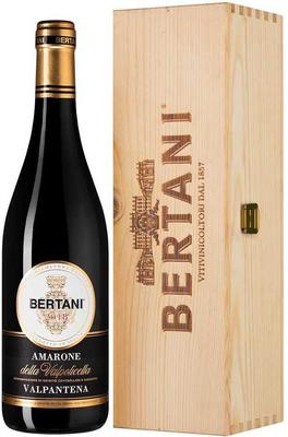 Вино красное полусухое «Bertani Amarone della Valpolicella Valpantena» 2019 г., в деревянной коробке